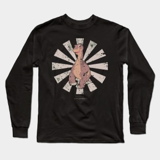 Littlefoot Retro Japanese Land Before Time Long Sleeve T-Shirt